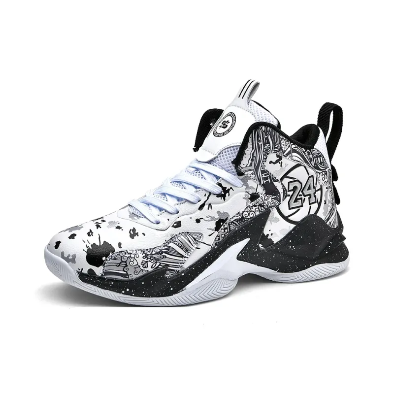 MUSHILANDI Cushioning Balance Height Increasing Mid Top Basketball Shoes Unisex-1