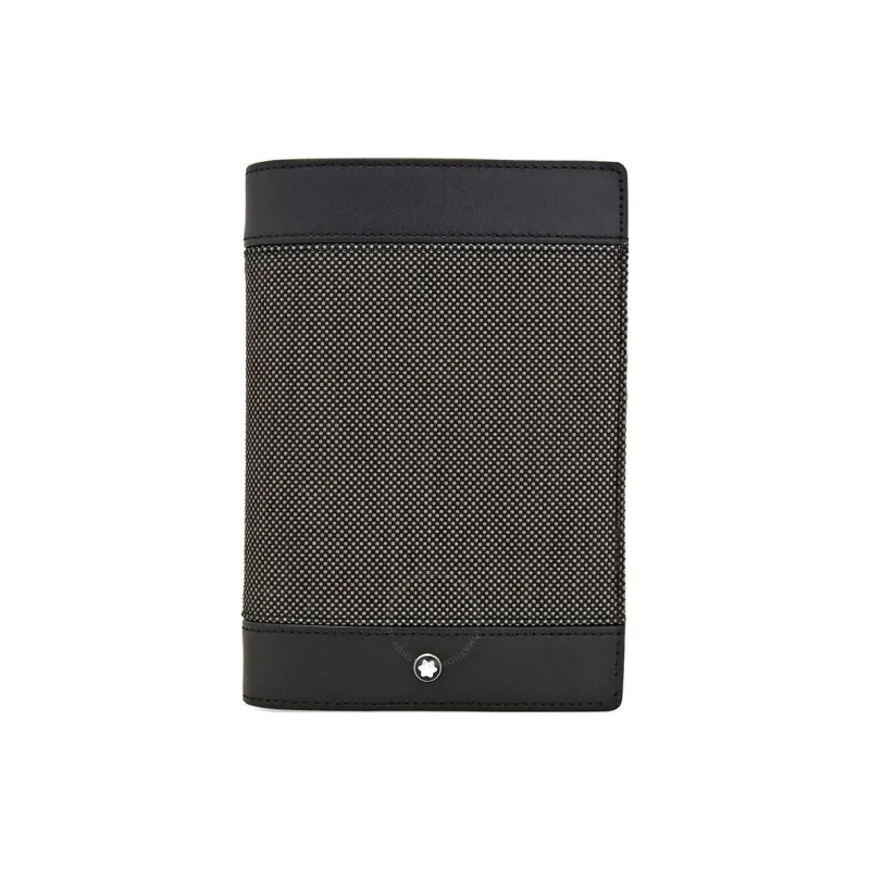 MONTBLANC Fabric Passport Holder Regular Men's Black-0