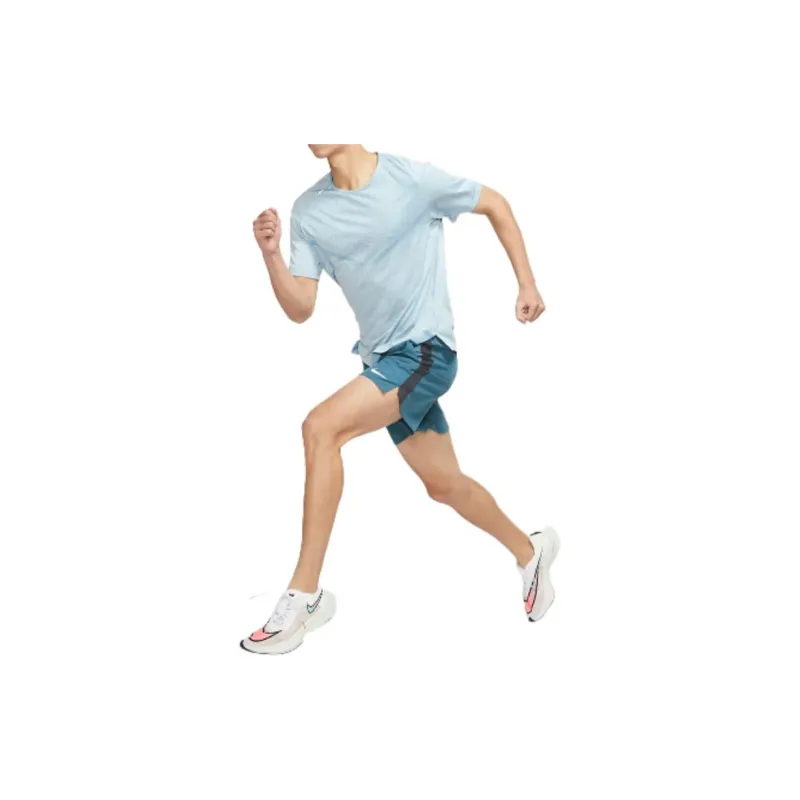 Nike T Shirt Men's Light Blue Gray-3