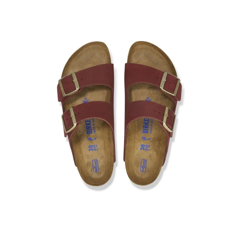 Birkenstock EVA Slip-Resistant Slide Slippers Women's Deep Red Regular-3