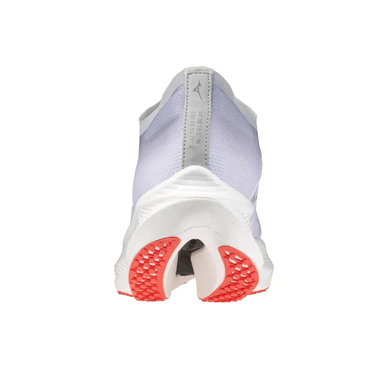 Mizuno Wave Rebellion Pro 2 Breathable And Wear resistant Low Top Casual Running Shoes Men's White Purple-3