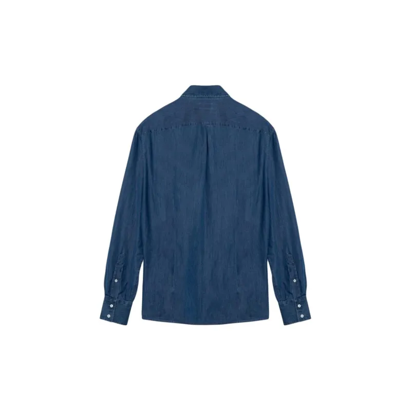 Brunello Cucinelli Denim Cotton Shirt-1