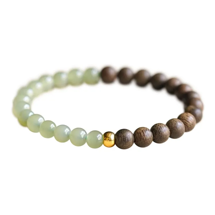 FANGYUANXIAOFU Fragrance Enhancer, Agarwood Bracelets Unisex-0