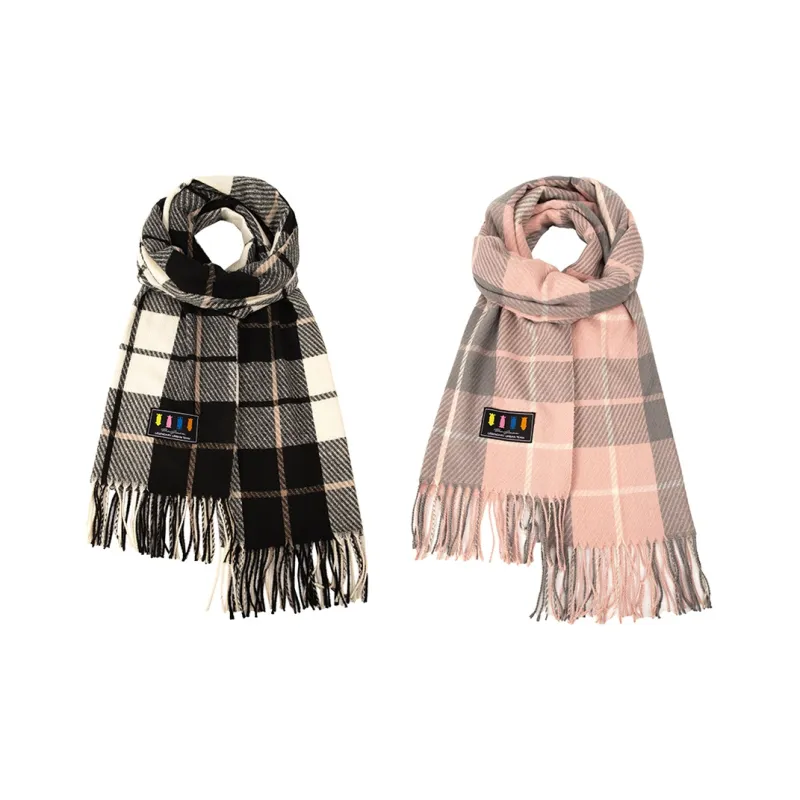 BAIJUAN Knit Scarves Unisex-11