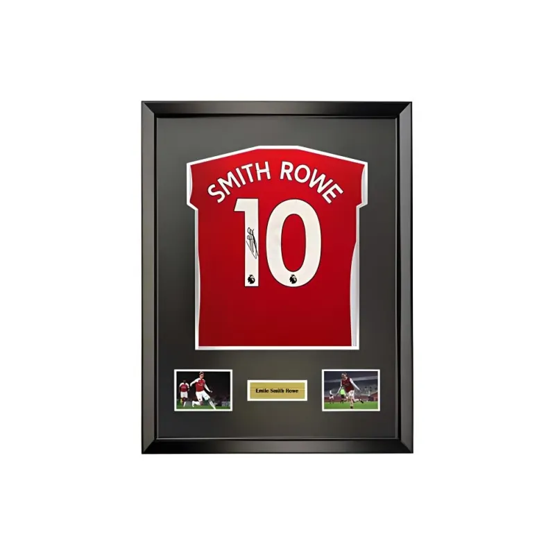 Yi Shot Jersey Arsenal Soccer Club Included SA Certificate Framed And Collectible Unisex-0