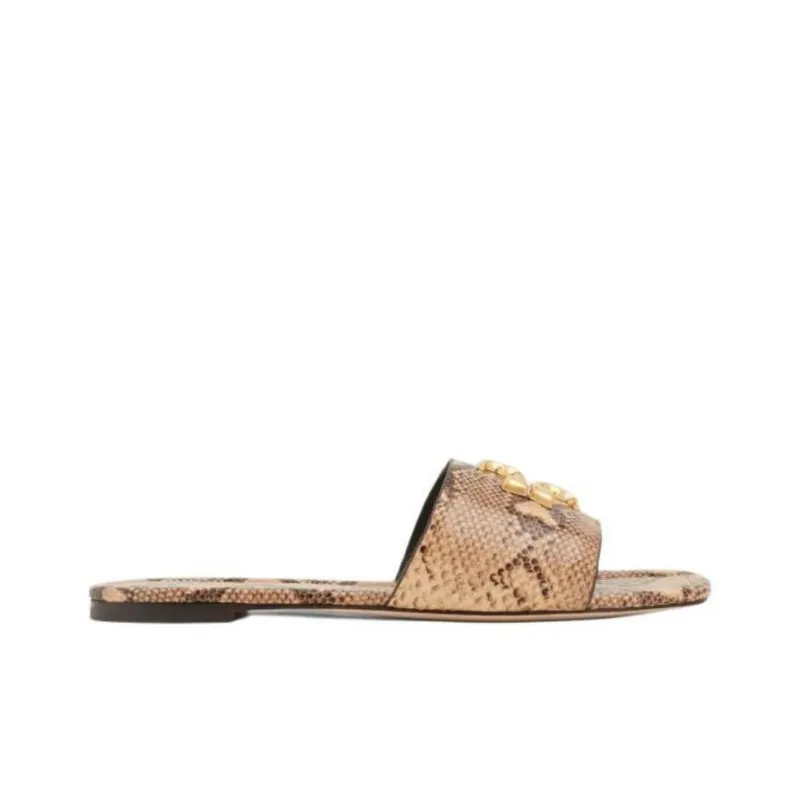 TORY BURCH Eleanor Odor-Resistant Slide Slippers Women's Desert Yellow-1