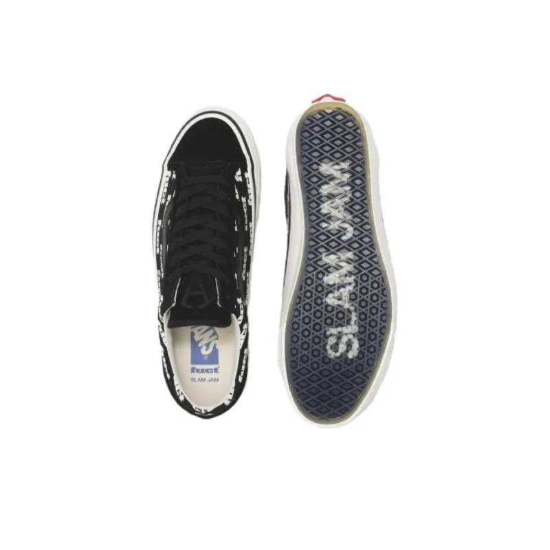 FUCT X Slam Jam x Vans Authentic Anti Slip Wear Resistant Low Top Skateboard Shoes Unisex Black-3