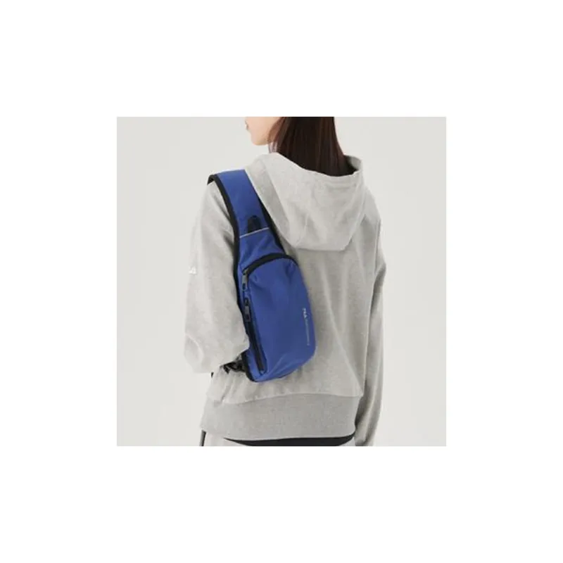 FILA Nylon Sling Bag Crossbody Bag Shoulder Bag Regular Unisex Indigo-4
