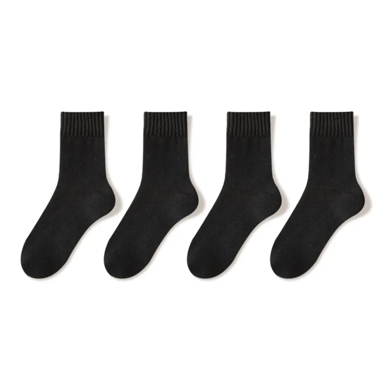 JIAZINI Mid Calf Socks Men's 4 Pack-44