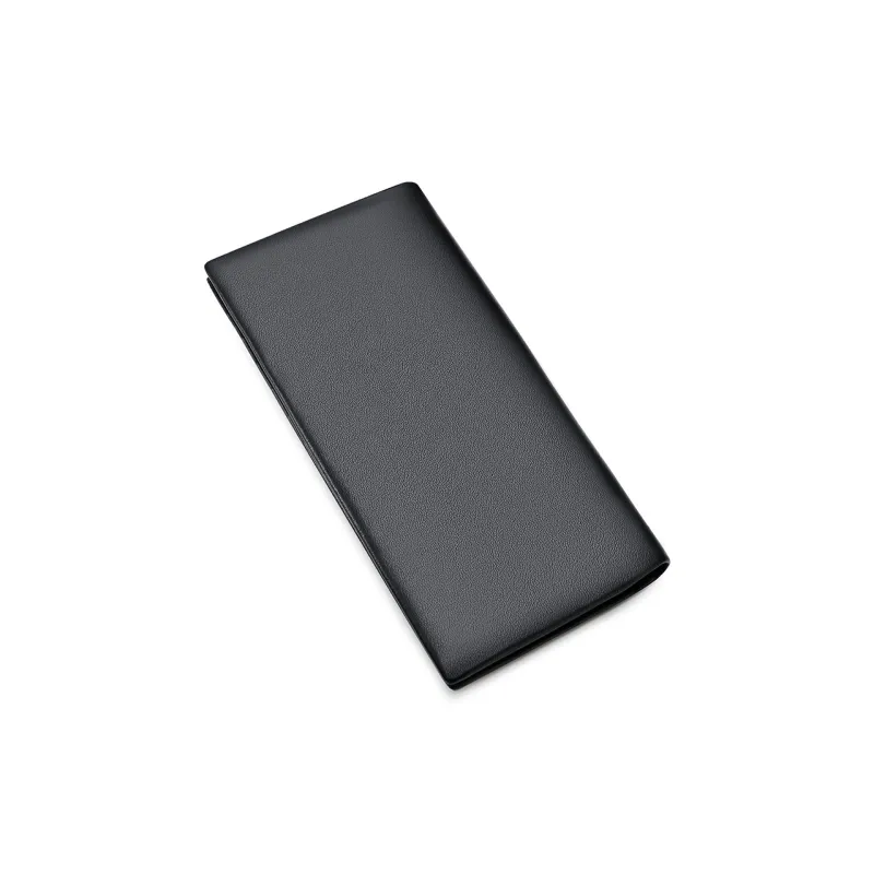 WilliamPOLO Cow Leather Wallet Men's Black-14