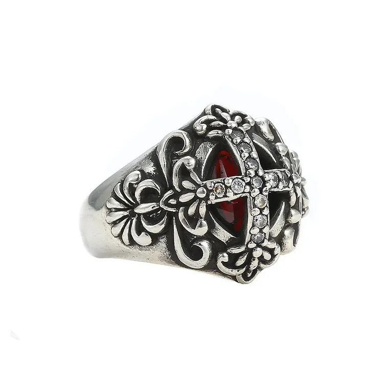 The Next Life 925 Sterling Silver Synthetic Cubic Zirconia Rings Unisex-1