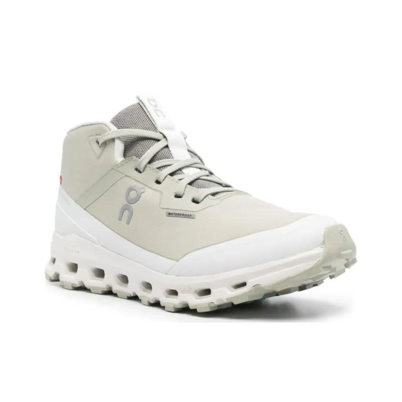 On Running Cloudroam Waterproof Chalk Ice Women's-2