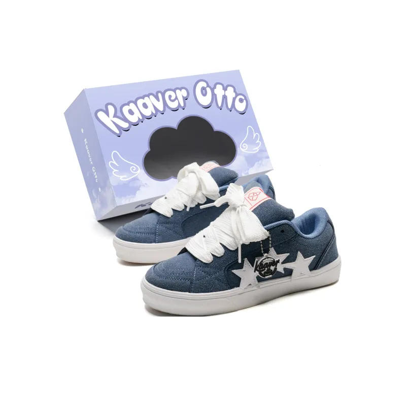 KAAVER OTTO Cushioning Coverage Balance Support Wear-Resistant Lightweight Low-Top Skateboard Shoes Unisex Box Included-55