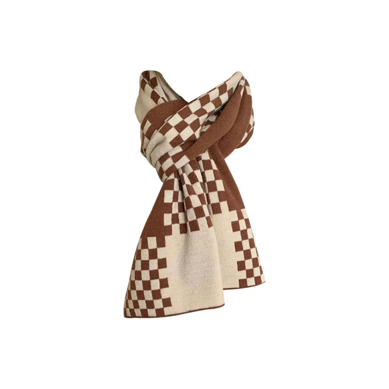 ASTAR HADES Core Spun Yarn Knit Scarves Unisex-3