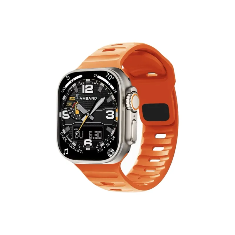 IKYOU Apple Compatibility Watch Band Silicone Material-6