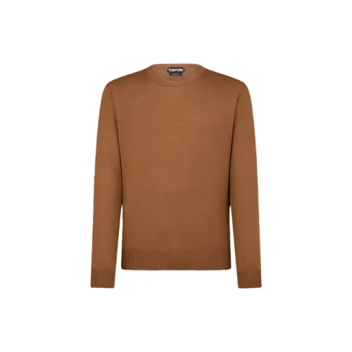 TOM FORD Knitwear Men Whiskey