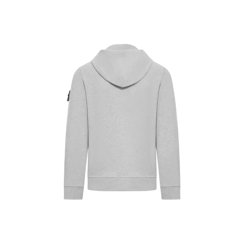 STONE ISLAND Logo Patch Zip Up Hoodie-1