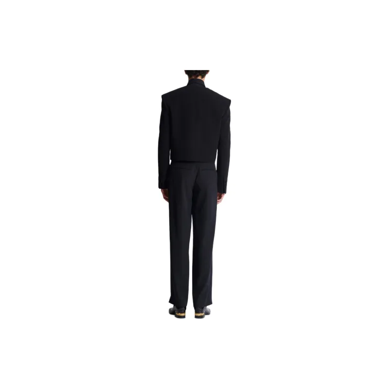 BALMAIN Crepe Cropped Jacket-2