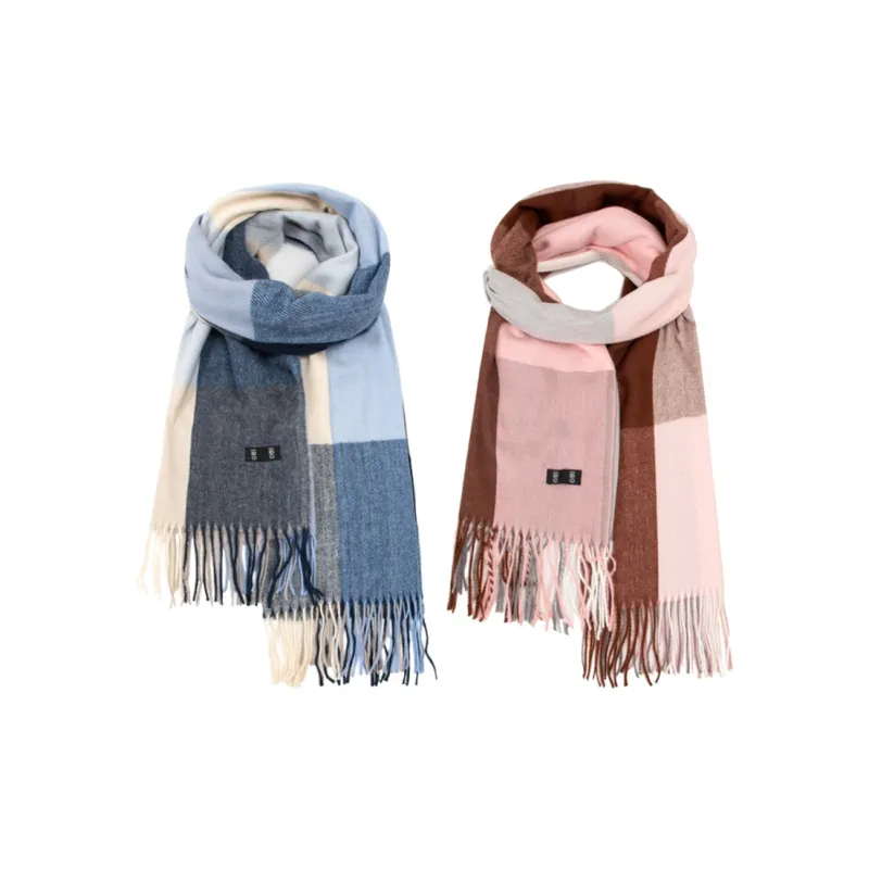 BAIJUAN Knit Scarves Unisex-13
