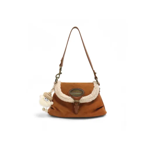 MZ HOUGE PU Crossbody Bag, Shoulder Bag Regular Womens Silver/Black Brown