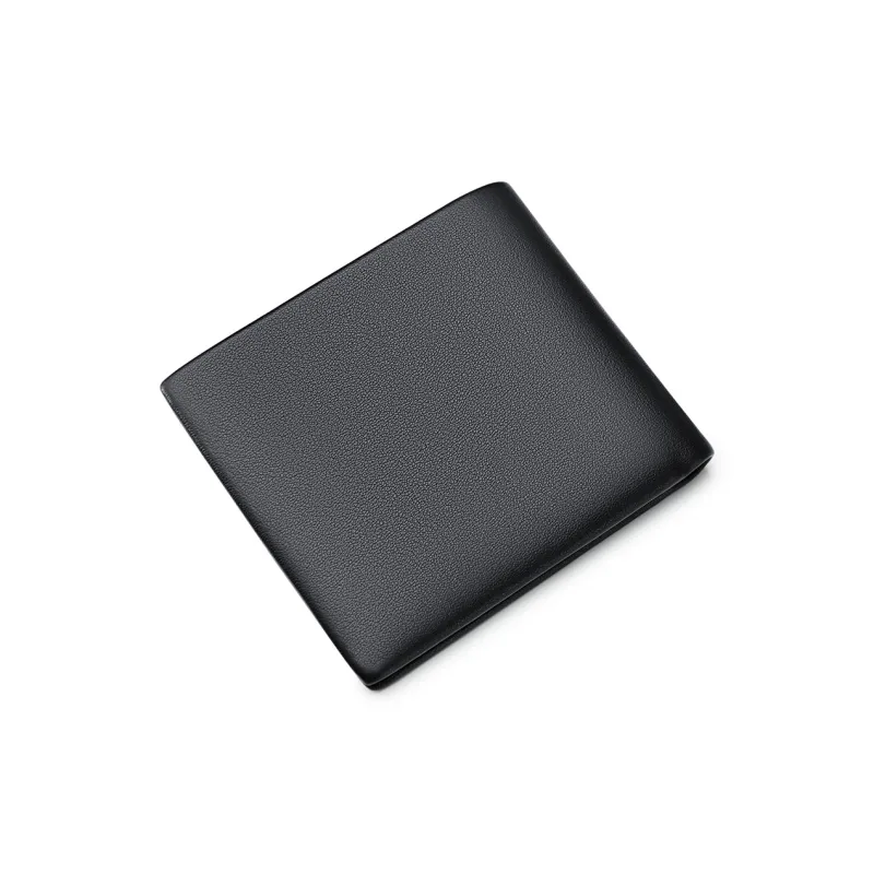 WilliamPOLO Cow Leather Wallet Men's Black-3