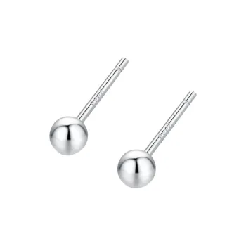 Princess Cui 990 Silver Stud Earrings Unisex