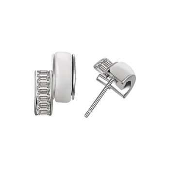 LAOYINJIANG S925 Silver Case Stud Earrings Women's