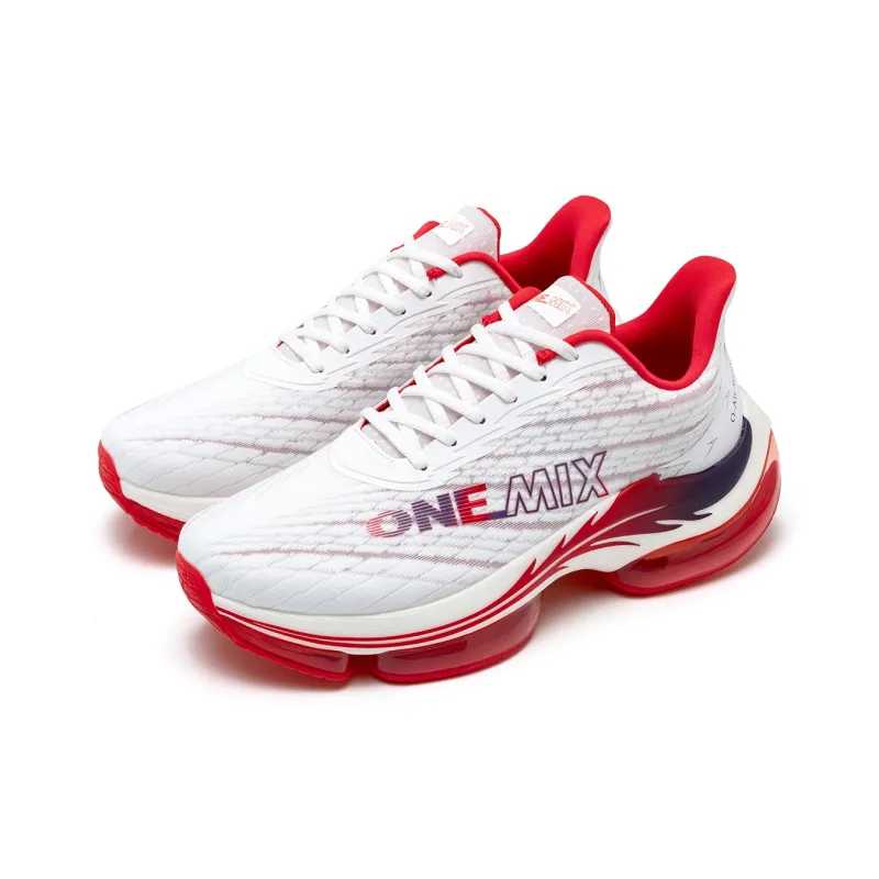 ONEMIX Fire Phoenix Running Shoes Unisex Phoenix White Red-1