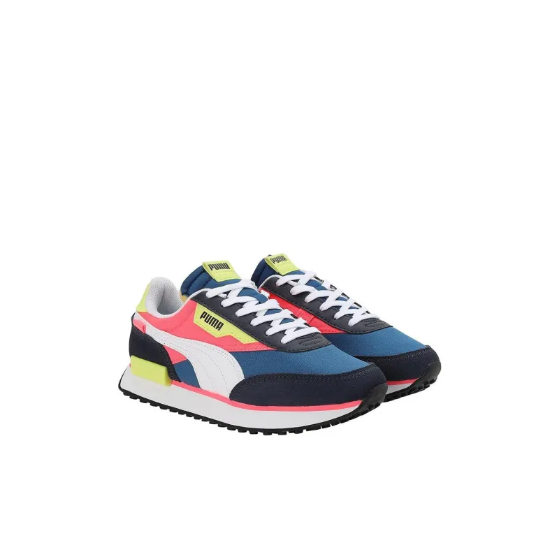 PUMA Future Rider Slip-Resistant Cushioning Low-Top Kids Lifestyle Shoes Blue Pink Kids'-2
