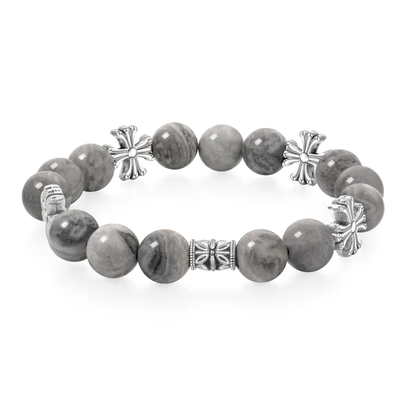 MURSTER Copper Synthetic White Turquoise Bracelets Unisex-0