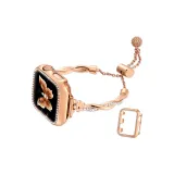 Twisted Fried Dough Bracelet, Rose Red