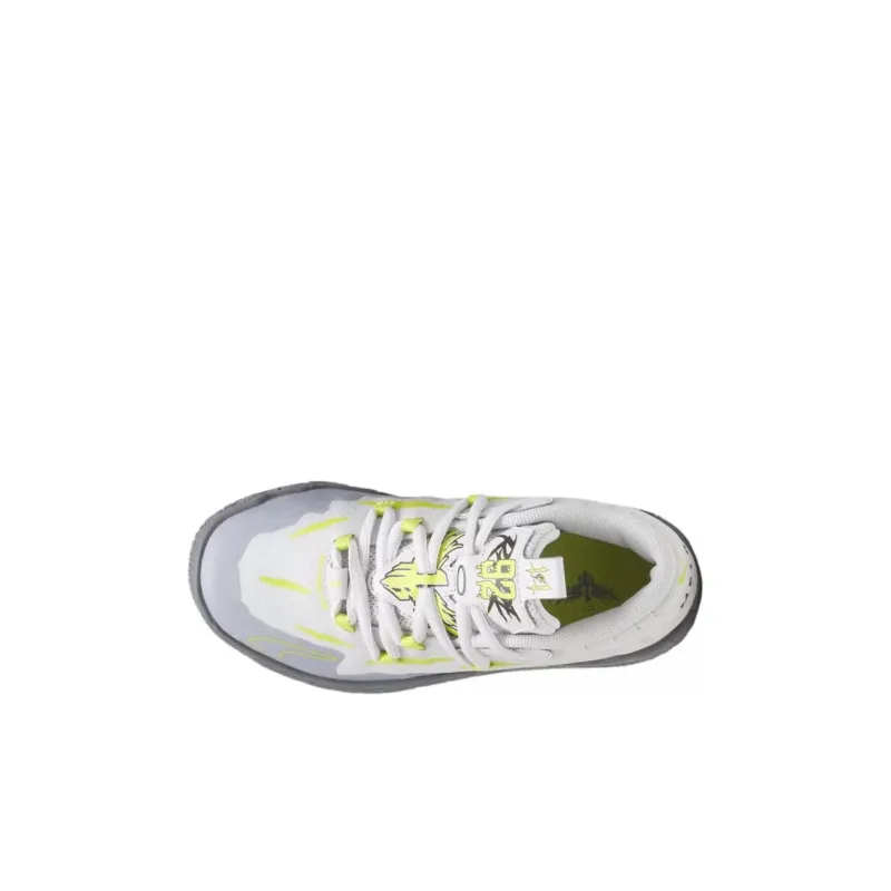 PUMA Mb.03 Hills Anti Slip Wear Resistant Mid Top Children's Basketball Shoes Gray Kids'-2