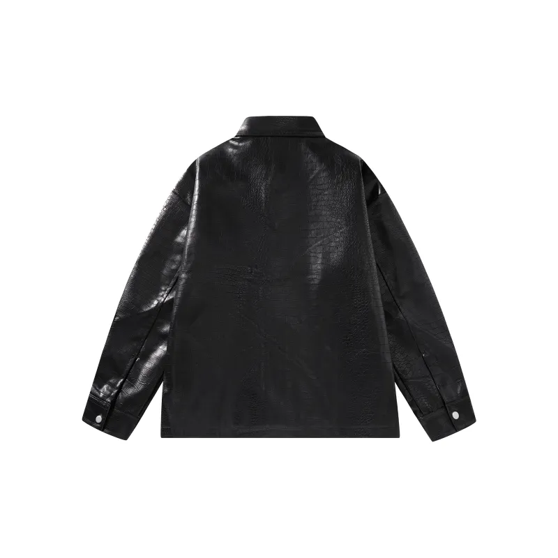 David Bakken Leather Jacket Unisex-1