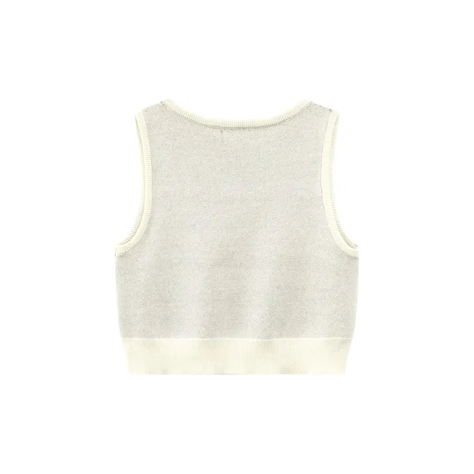 CHUU Tank Tops Women's White Apricot-1