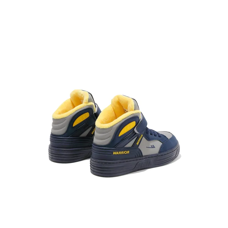 Warrior Anti Slip Wear Resistant Breathable Warm High Top Kids Lifestyle Shoes Kids'-9