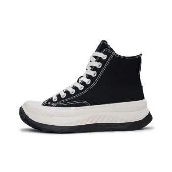 Humanism 1986 Slip Resistant, Abrasion Resistant, Thermal, Height Increasing, Cushioning Mid Top Canvas Shoes Women's