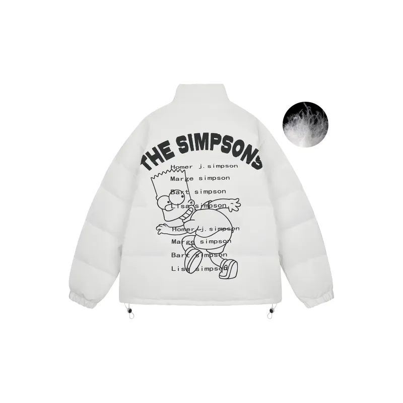 The Simpsons Down Jacket Coat Unisex-1
