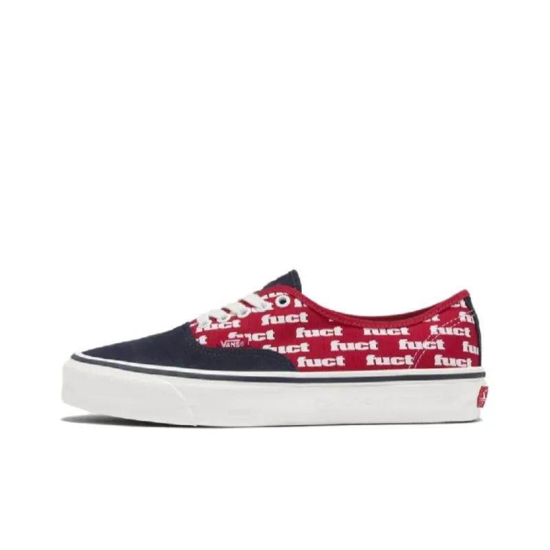 Vans Authentic Reissue 44 Lx Fuct X Slam Jam Red Marshmallow-0