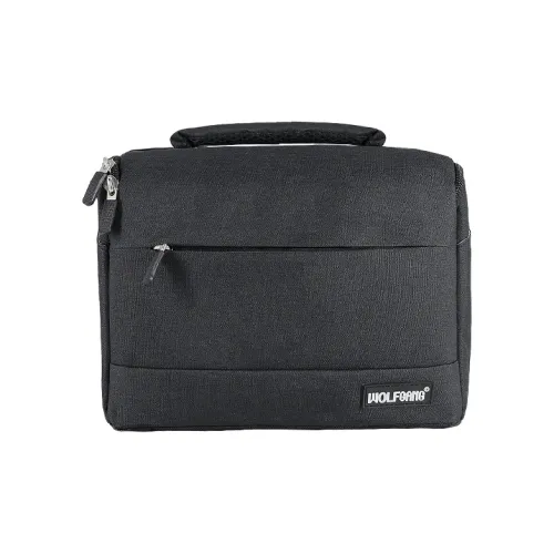 WOLFGANG Micro SLR Camera Bag DF026 Waterproof Canvas Oil Skin Bag Compatible With Canon, Nikon, Etc.