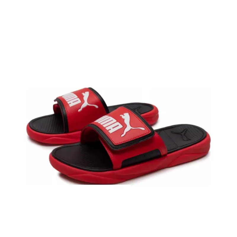 PUMA Royalcat Slip Resistant Abrasion Resistant Slide Slippers Unisex Red-2