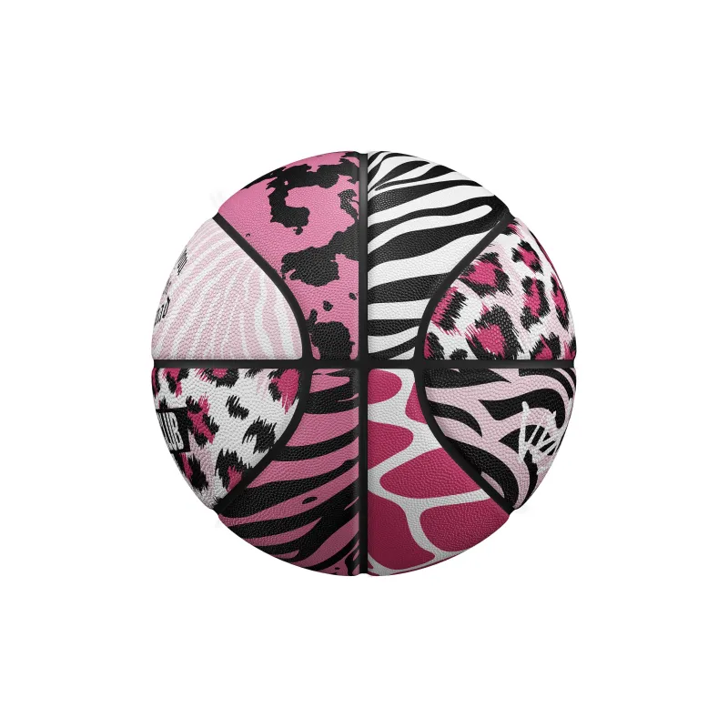 VEIDOORN Rubber Basketball Leopard Print Size 7 Ball Street Training Unisex-6