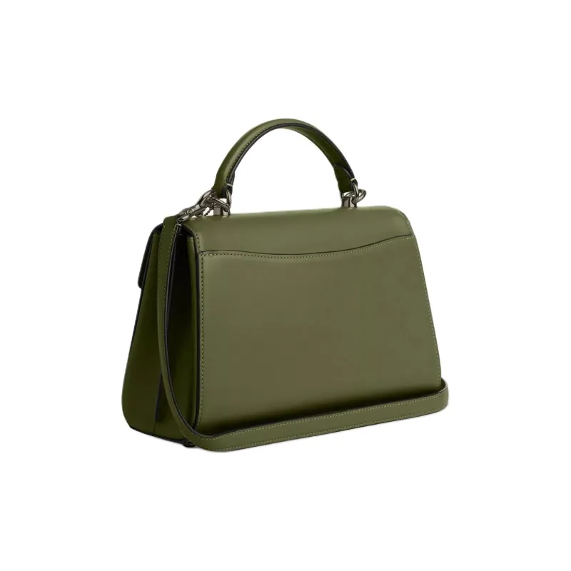 COACH Eliza Delicate Calfskin Shoulder Bag Crossbody Bag Handbag Women's Army Green-1