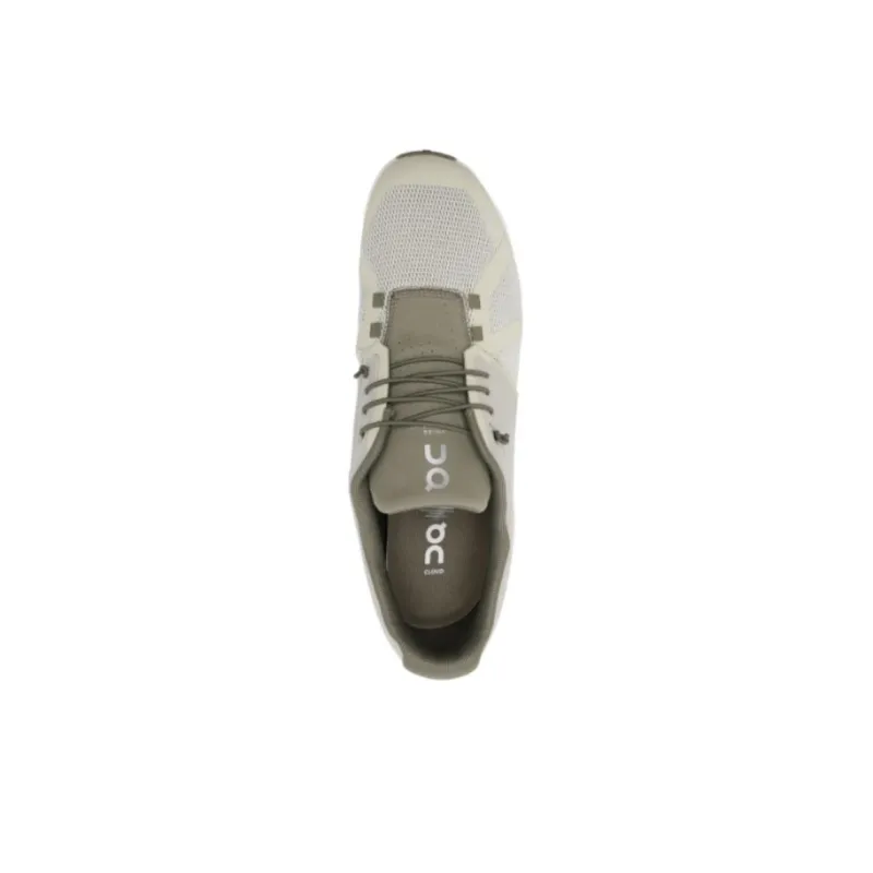 On Cloud 5 Anti Slip Wear Resistant Low Top Casual Running Shoes Men's Gray Green-4