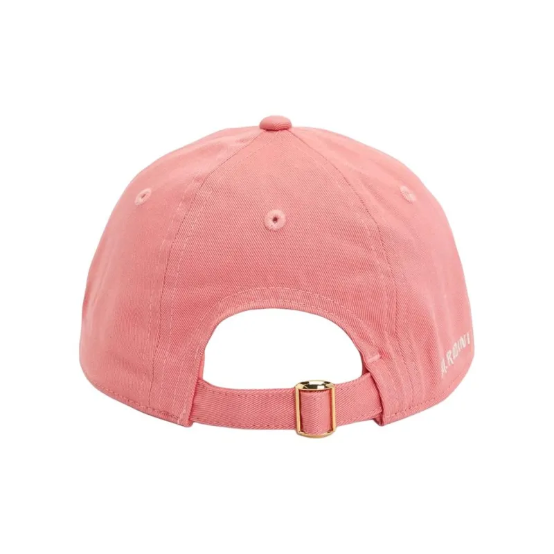 Mini Rodini Cotton Baseball Caps Kids' Pink-2