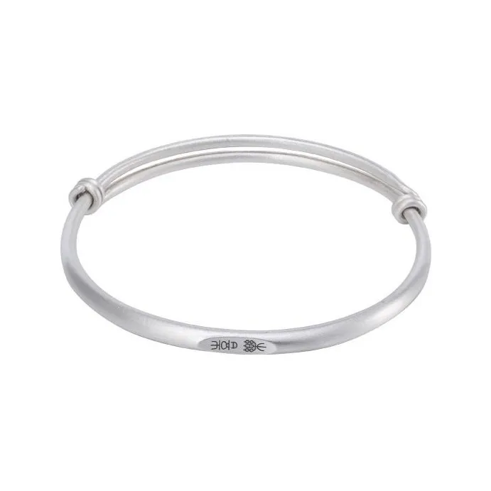 Brahmacharya 999 Fine Silver Bangles Women's-0
