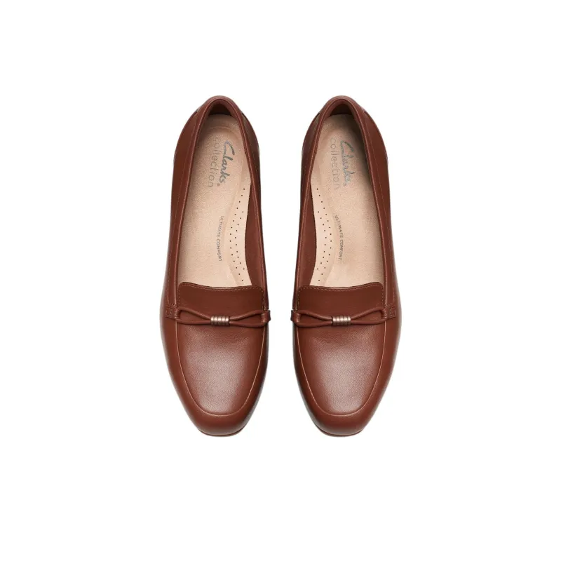 Clarks Juliet Shine Loafers 2.5cm Women's Brown-3