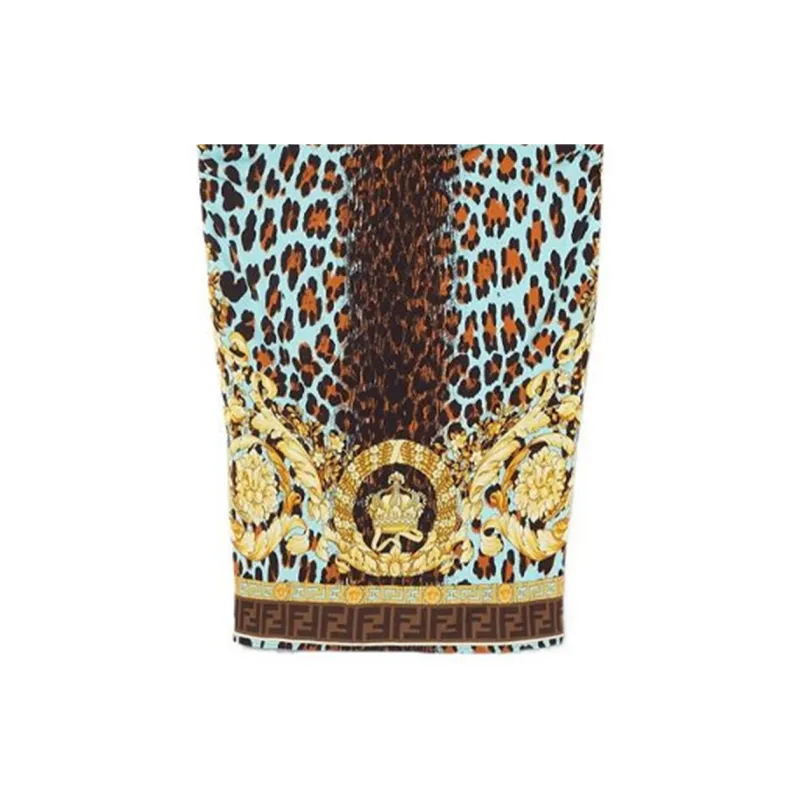 VERSACE x FENDI Collaboration SS22 Skirt Women's Multicolor-5