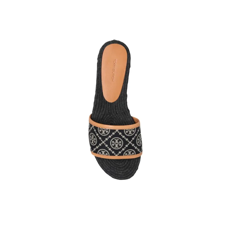 TORY BURCH Monogram Flat Slides-4