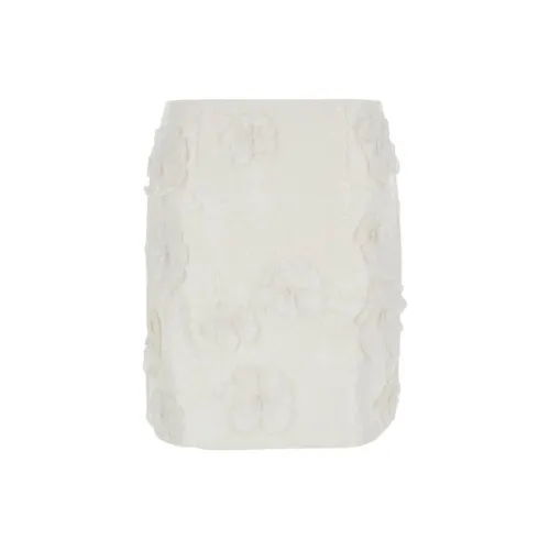 Rotate Sequin Flower Embellished Mini Skirt