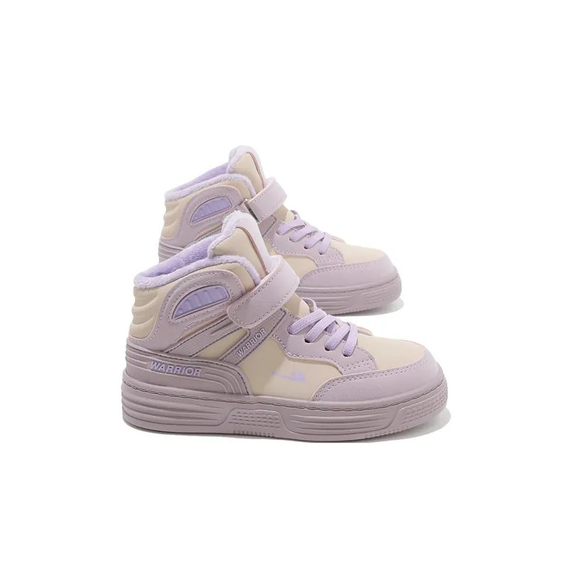Warrior Anti Slip Wear Resistant Breathable Warm High Top Kids Lifestyle Shoes Kids'-1